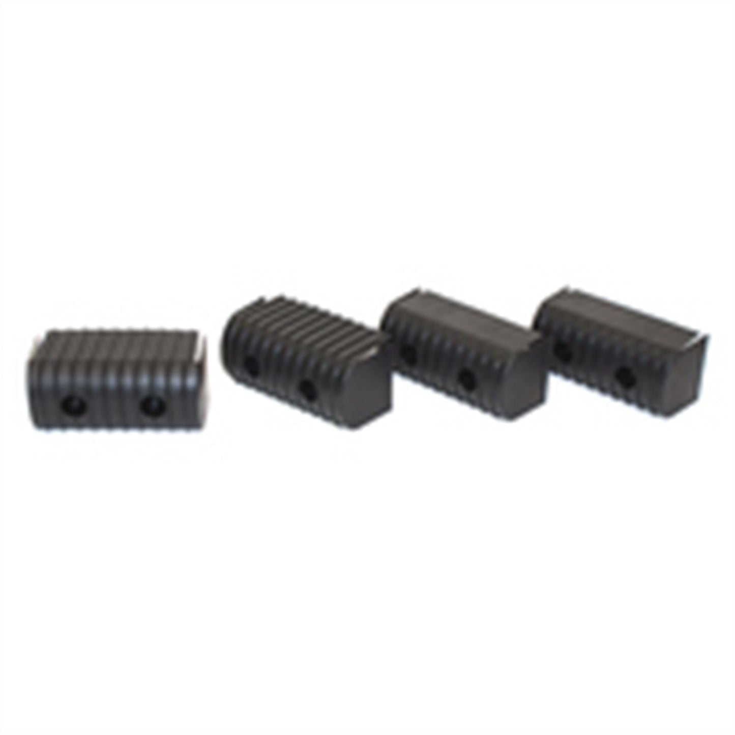 Caliber Bunk End Caps 2'' x 4'' Black - 24/Pack 23072-BK_618920