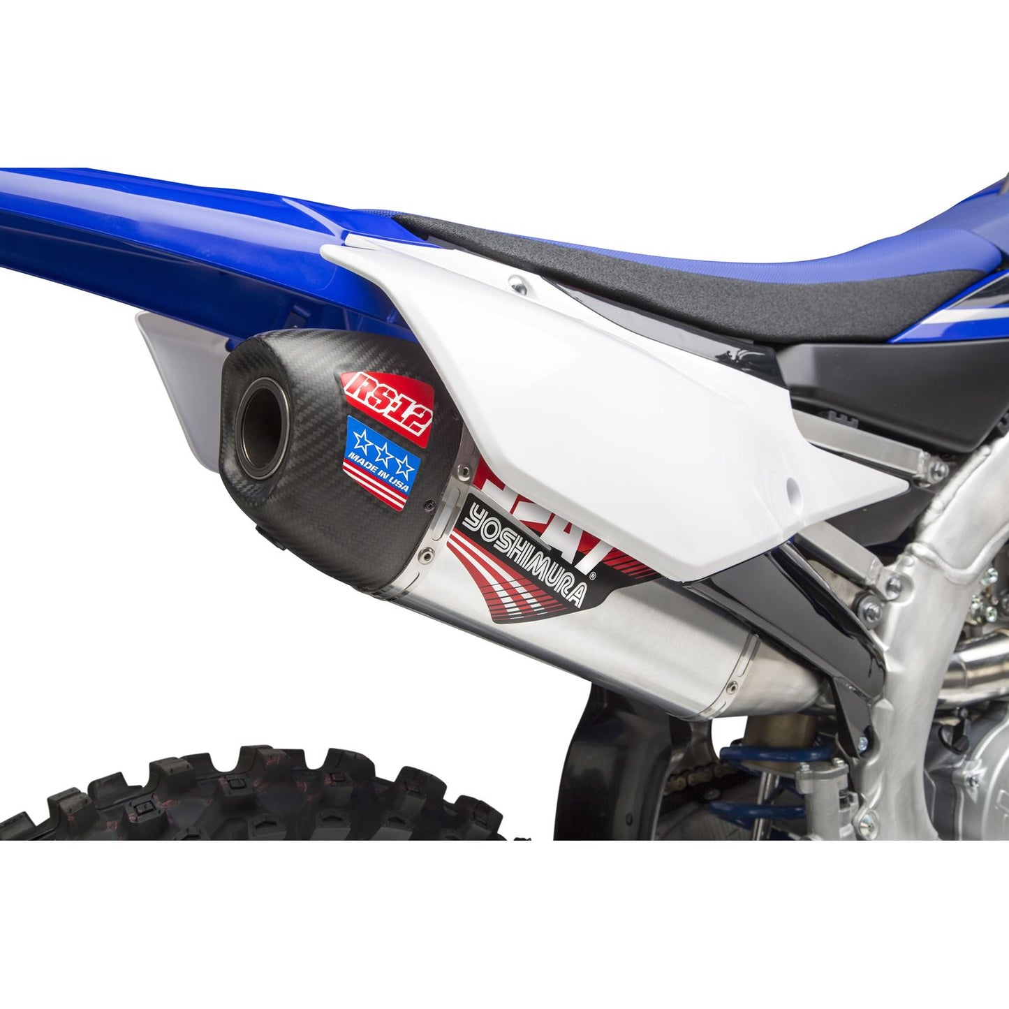 Yoshimura RS-12 HDR/Canister/End Cap Exhaust System SS-AL-CF 231020S320_619103