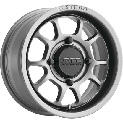Method Race Wheels 409 Bead Grip Wheels - 15x7, 5+2, 4/136, Steel Grey [MPN: MR40957047452]_994594