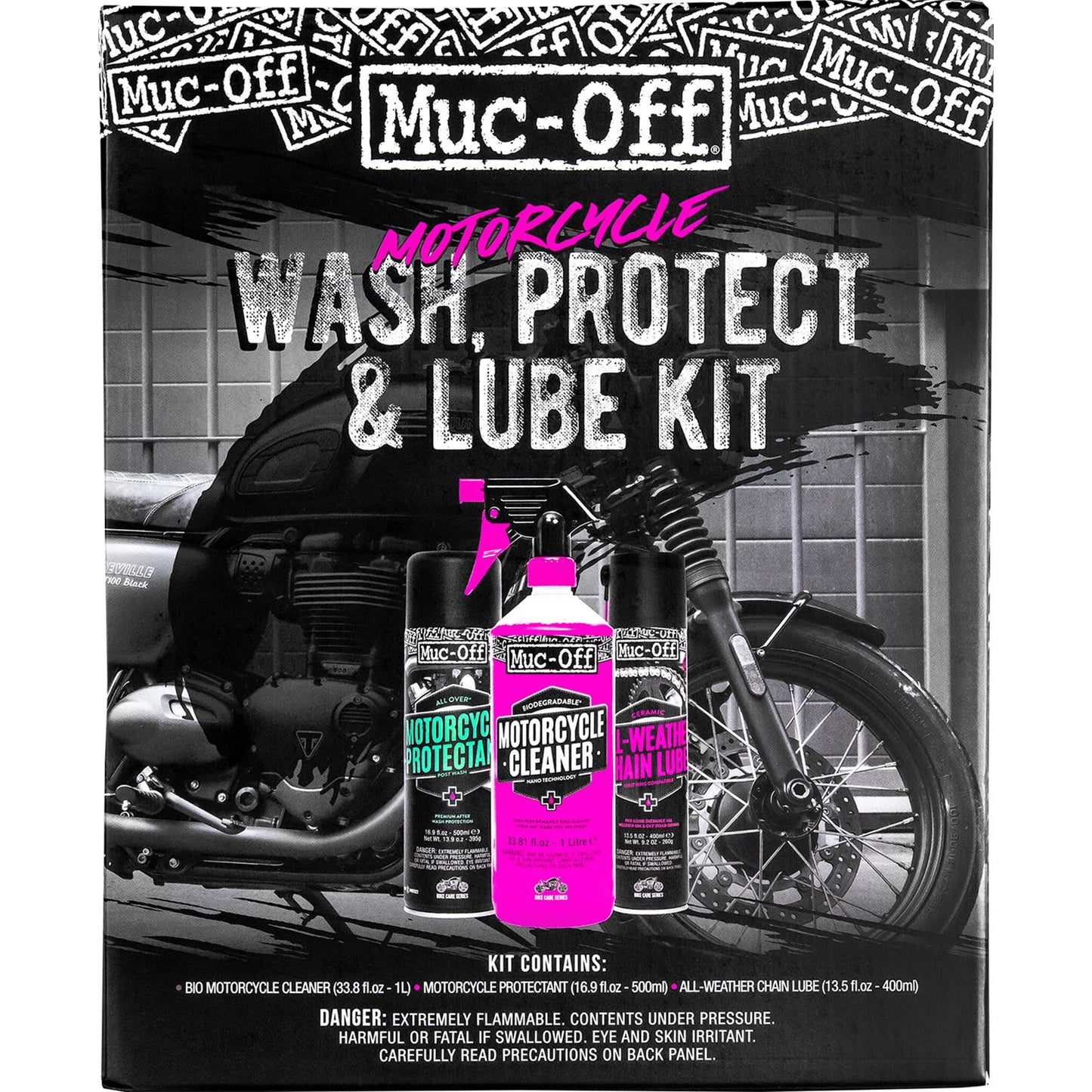 Muc-Off Motorcycle Wash - Protect & Lube Kit [MPN: 20095US]_1101690