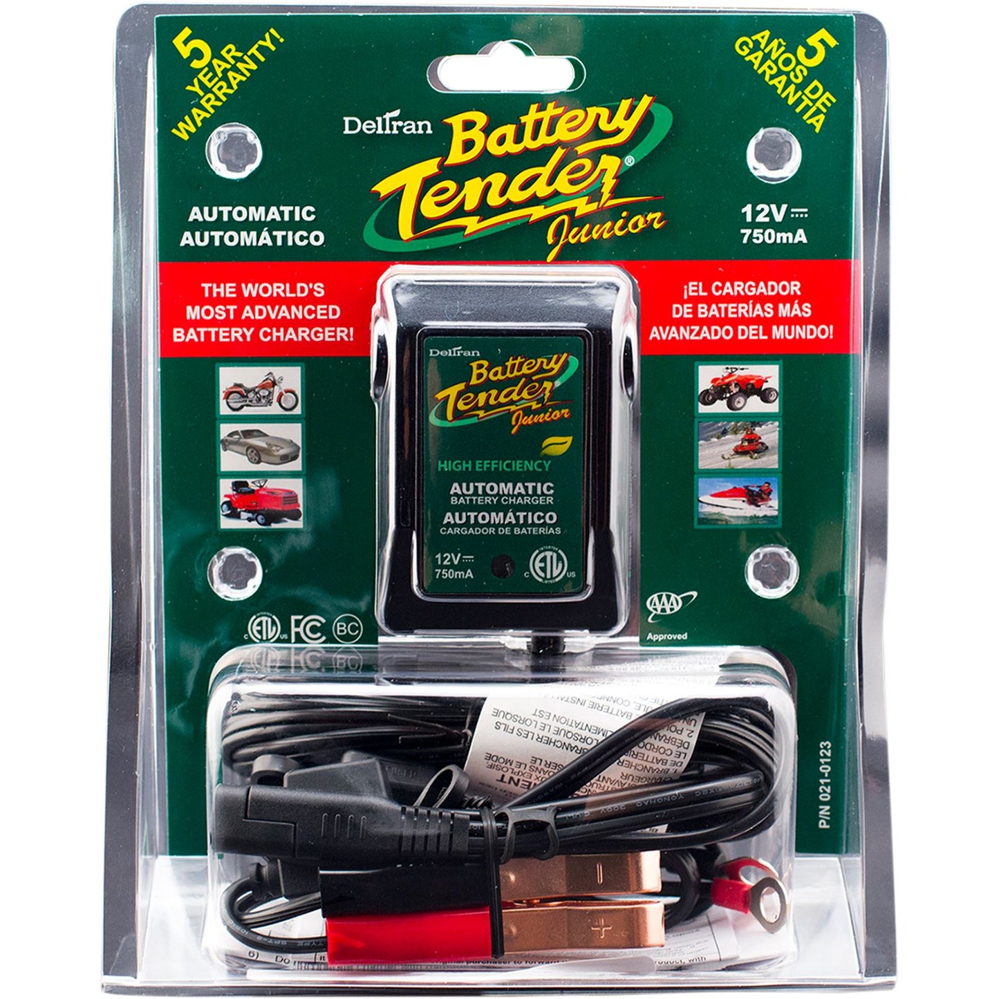 Battery Tender Junior 0.75  Amp 12-Volt Charger [MPN: 021-0123]_350258