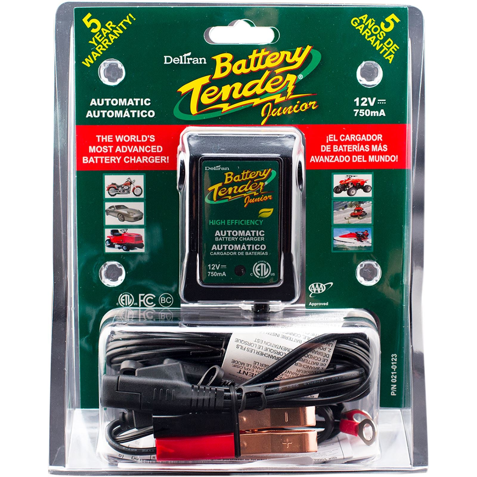 Battery Tender Junior 0.75  Amp 12-Volt Charger [MPN: 021-0123]_350258