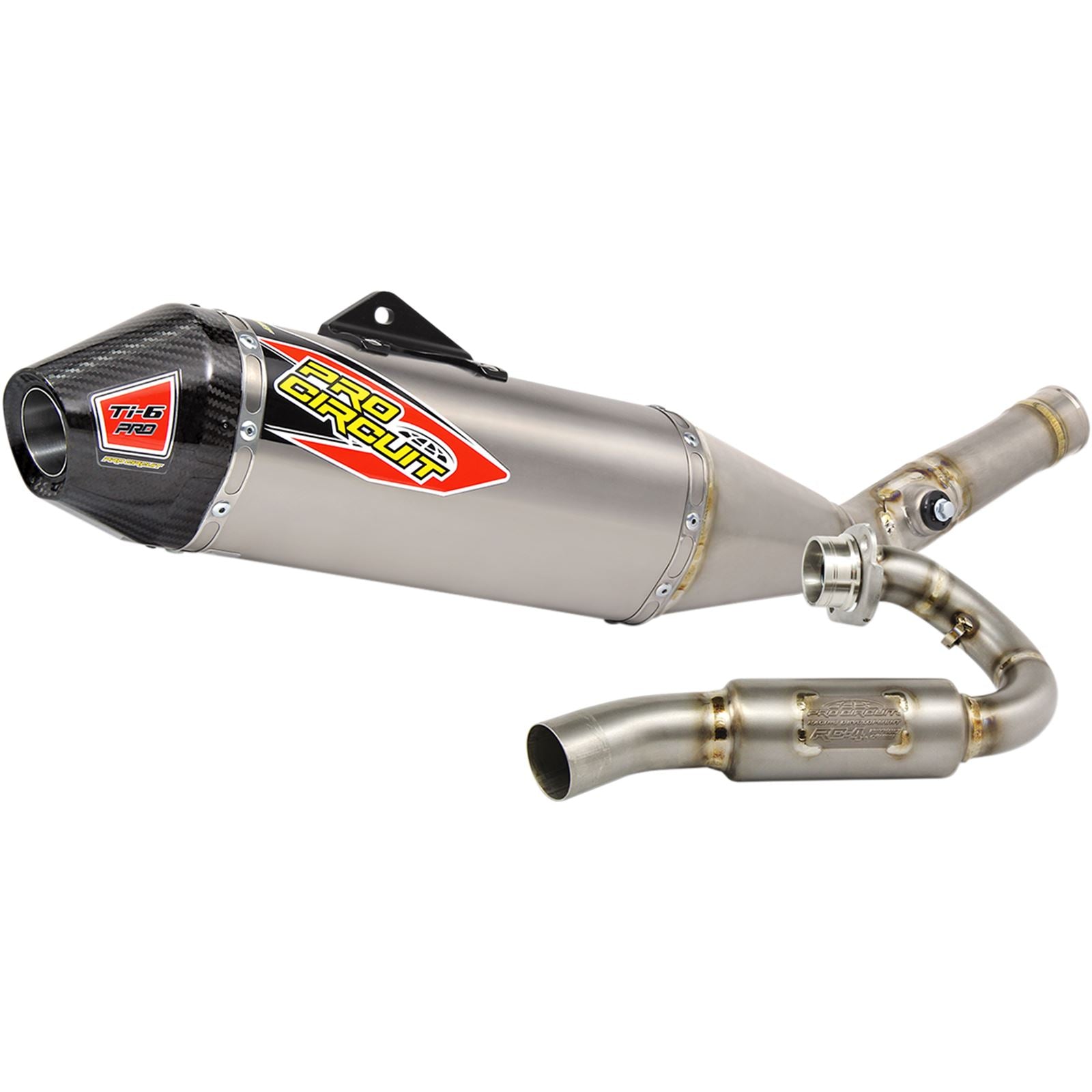 Pro Circuit Ti-6 Pro Exhaust System KX450F '09-15 with Carbon Cap [MPN: 0321545FP]_457394