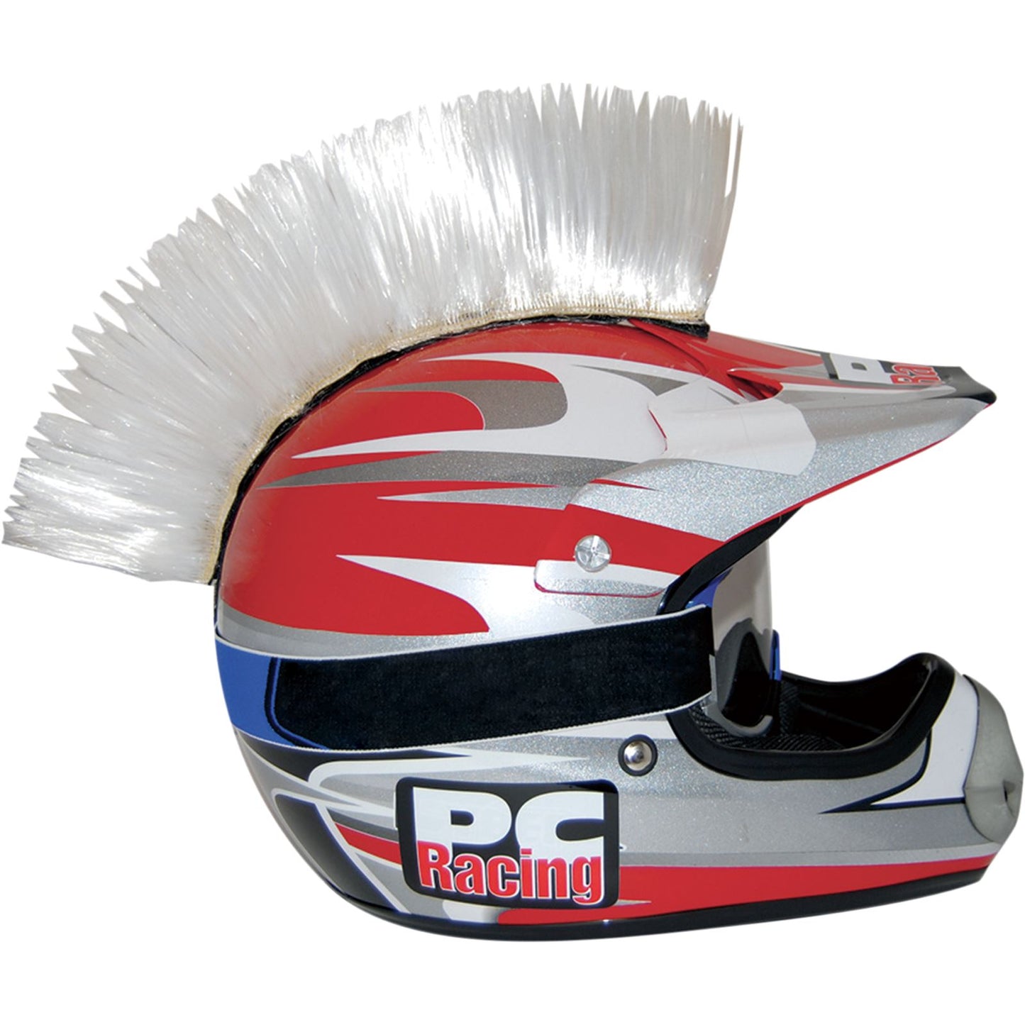PCRacing Helmet Mohawk White [MPN: PCHMWHITE]_452293