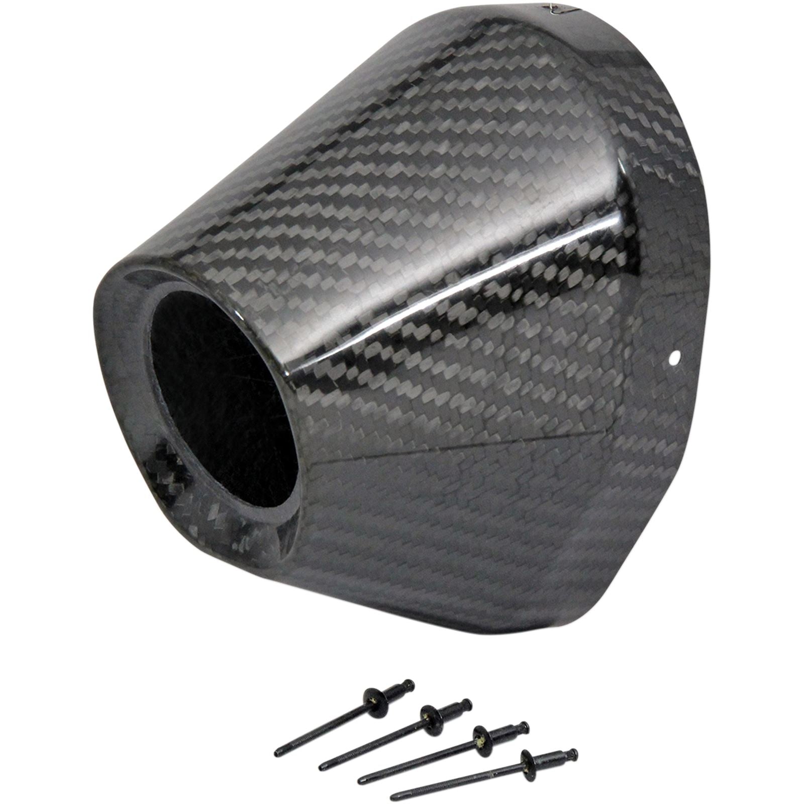Pro Circuit Carbon End Cap 4.5" Hole 1-1/2 TI5/TI6 Cap/Rivets [MPN: PC4022-0003]_457652