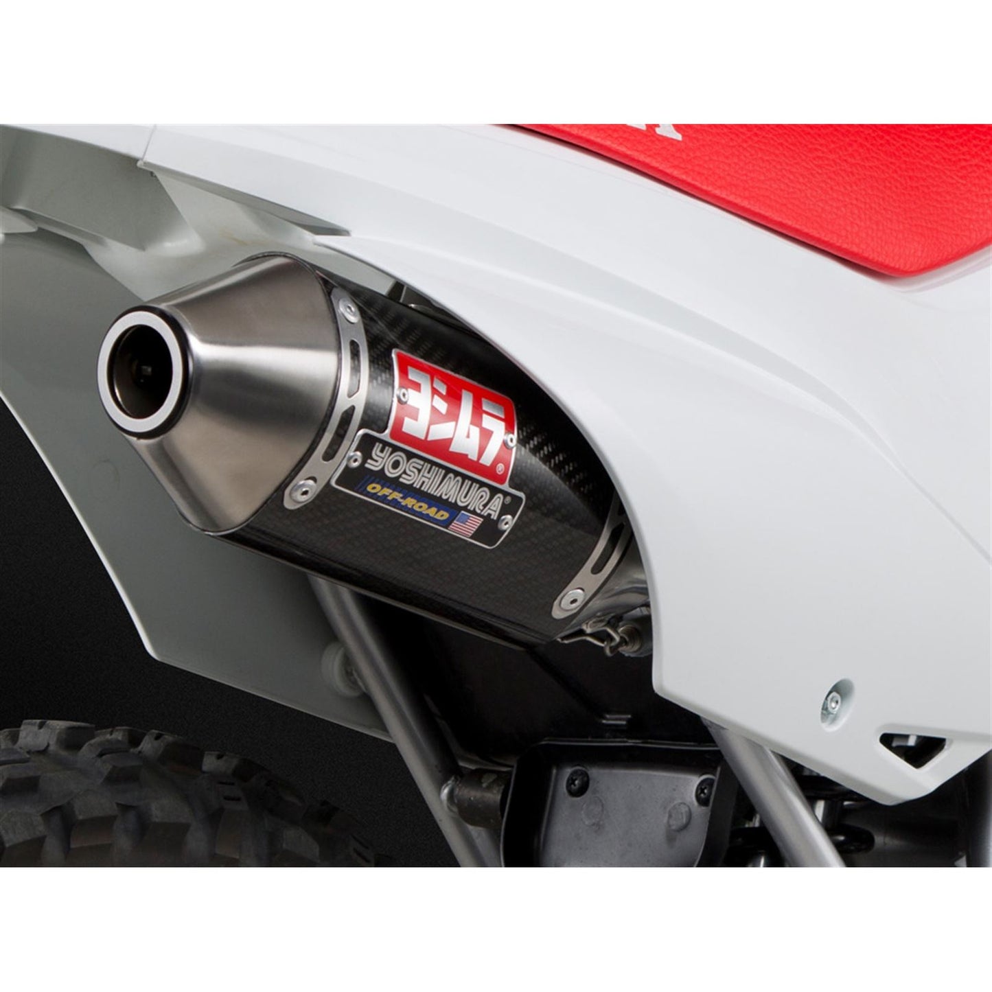 Yoshimura RS-2 Header/Canister/End Cap Exhaust System SS-CF-SS 221200B250_299515