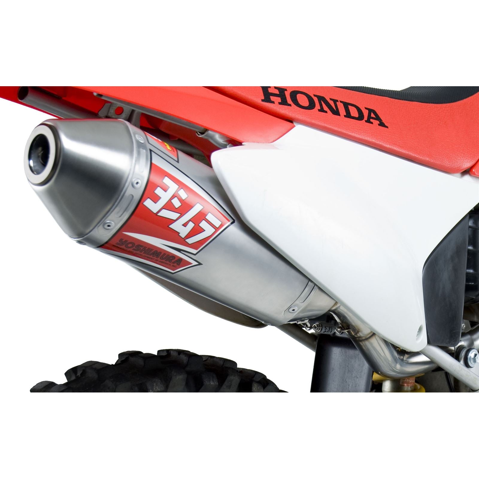 Yoshimura RS-2 Header/Canister/End Cap Exhaust System SS-AL-SS 222300C350_299524