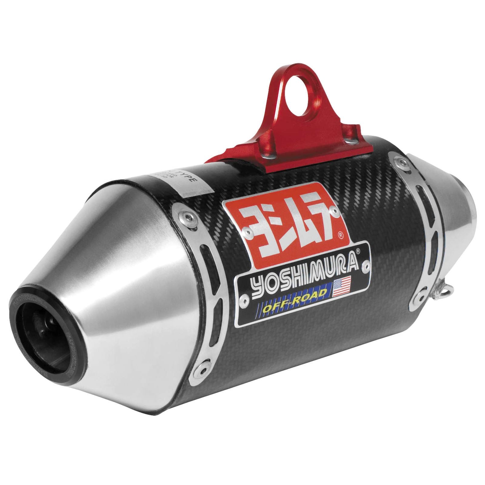 Yoshimura RS-2 Header/Canister/End Cap Exhaust System SS-CF-SS 2430522_299599