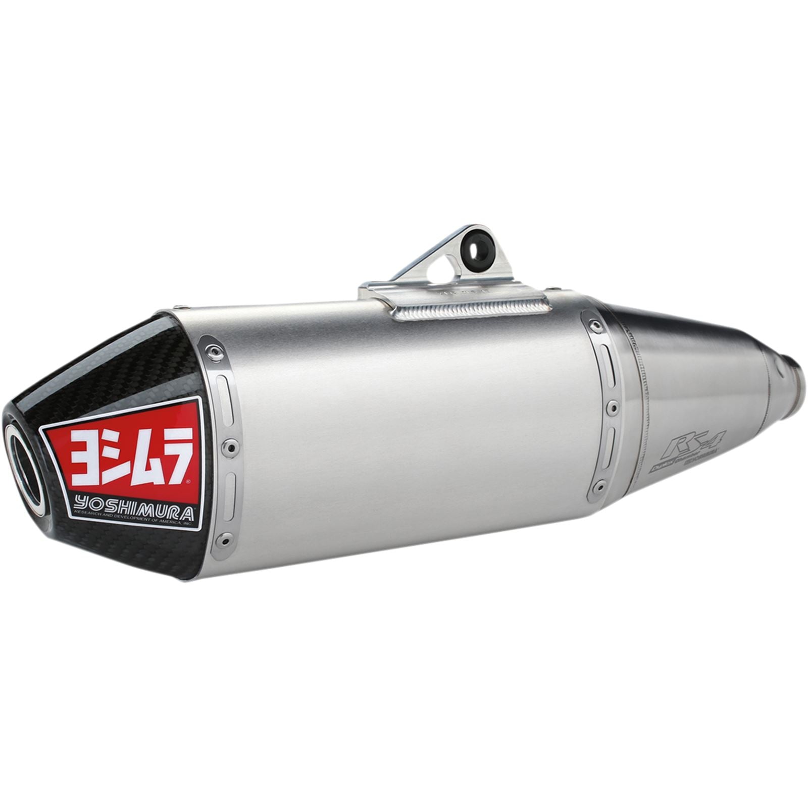 Yoshimura RS-4 Header/Canister/End Cap Exhaust System SS-AL-CF 234810D321_500913