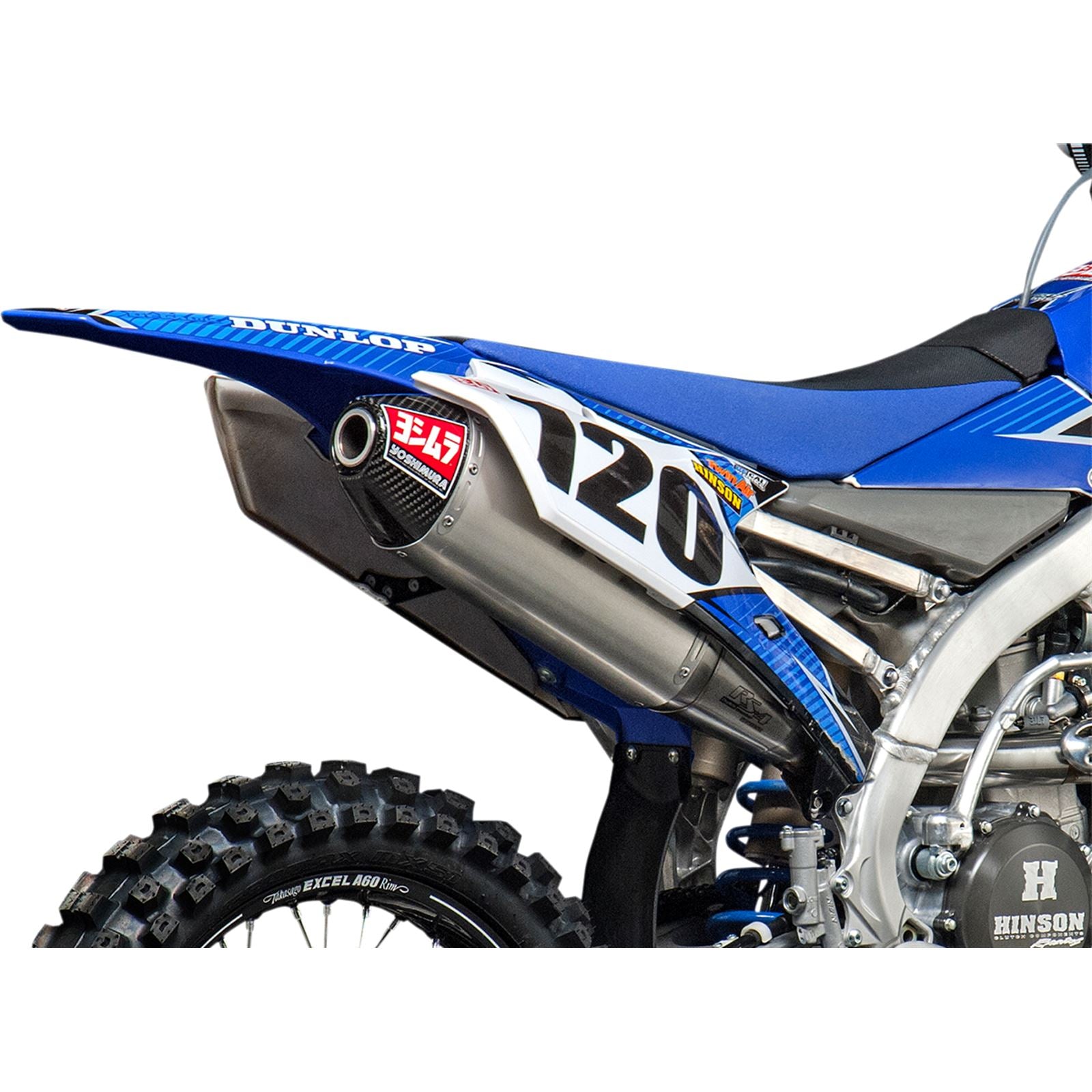 Yoshimura RS-4 Header/Canister/End Cap Exhaust System SS-AL-CF 234810D321_500914