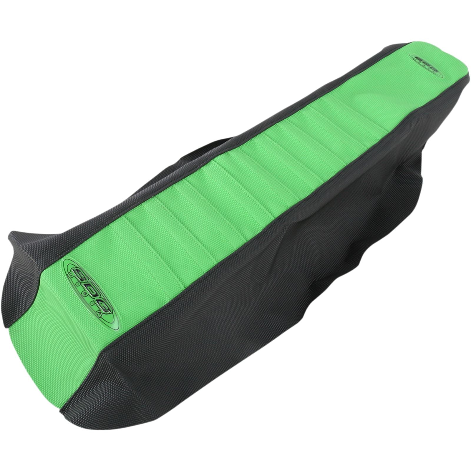 SDG Components Pleated Gripper Seat - Green Top/Black Sides CLOSEOUT [MPN: 96336GK]_980063