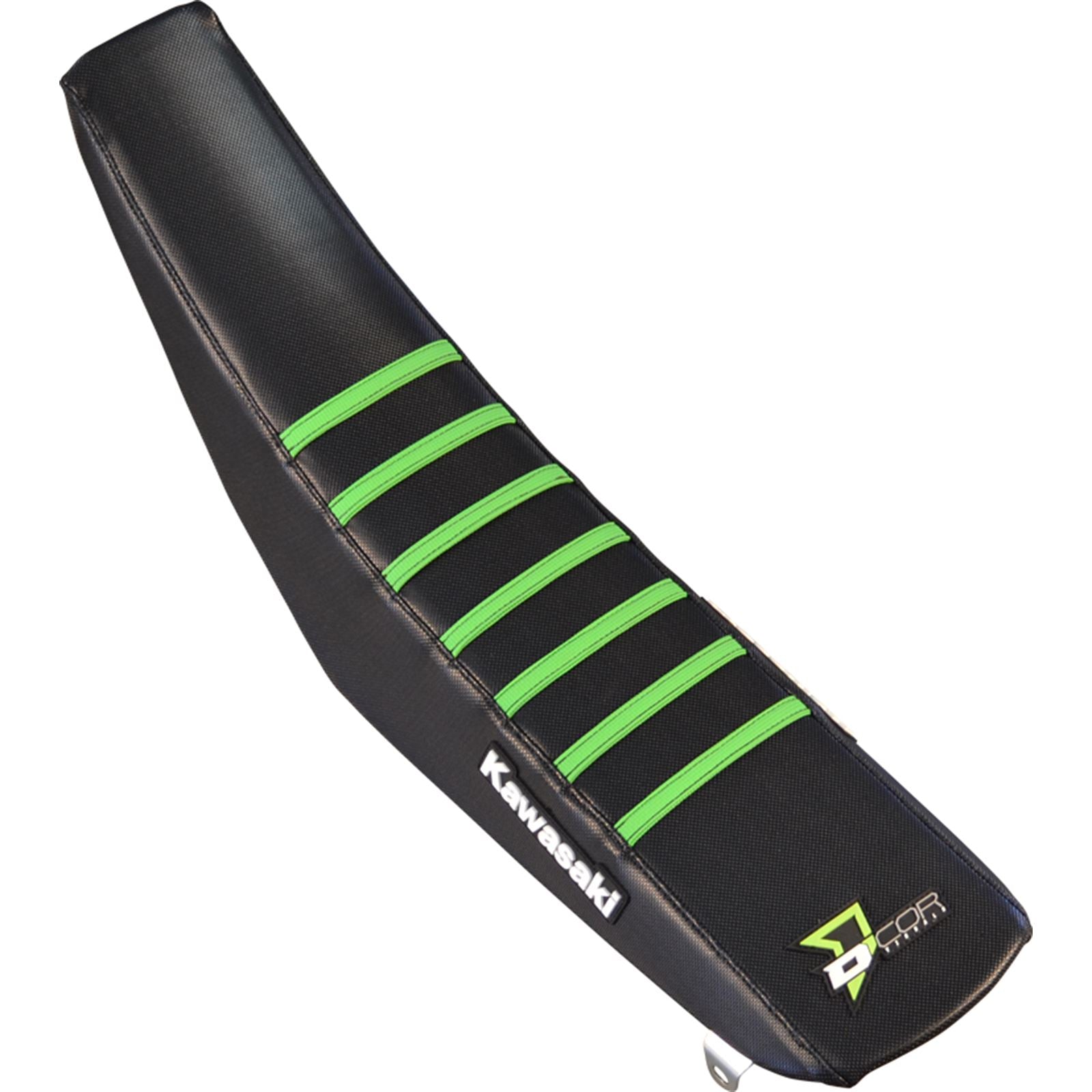 D'Cor Seat Cover Black/Green with Ribs [MPN: 30-20-454]_300714