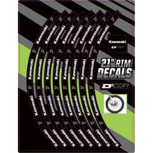 D'Cor Rim Decals 21" Kawasaki Logo Front [MPN: 40-80-202]_300886