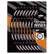 D'Cor Rim Decals 21" KTM Logo Front [MPN: 40-80-204]_300889