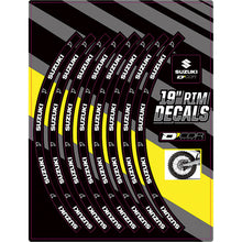 D'Cor Rim Decals 19" Suzuki Logo Rear [MPN: 40-80-205]_300892