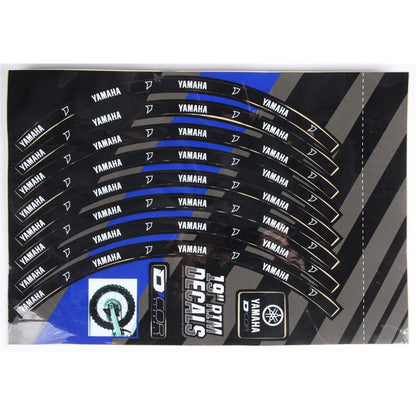 D'Cor Rim Decals 19" Yamaha Logo Rear [MPN: 40-80-207]_300896