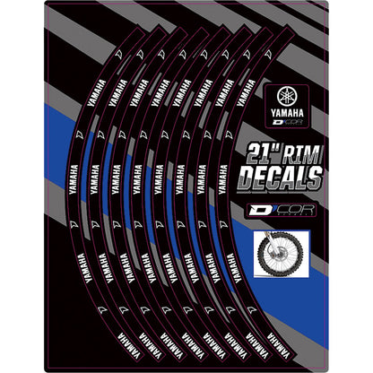 D'Cor Rim Decals 21" Yamaha Logo Front [MPN: 40-80-208]_300898