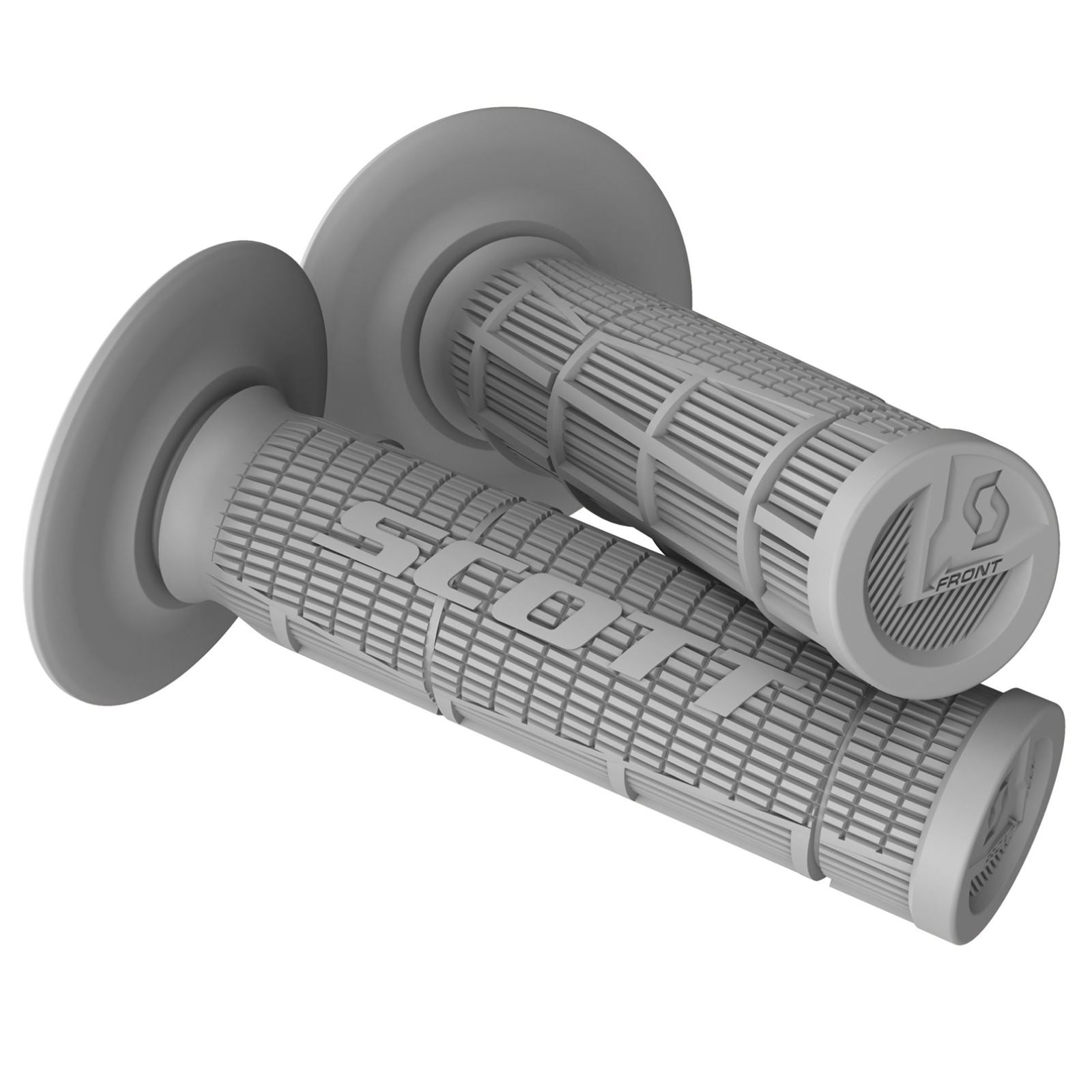 Scott Radial Half Waffle Grips Gray 7/8" 233927-0011_1142183