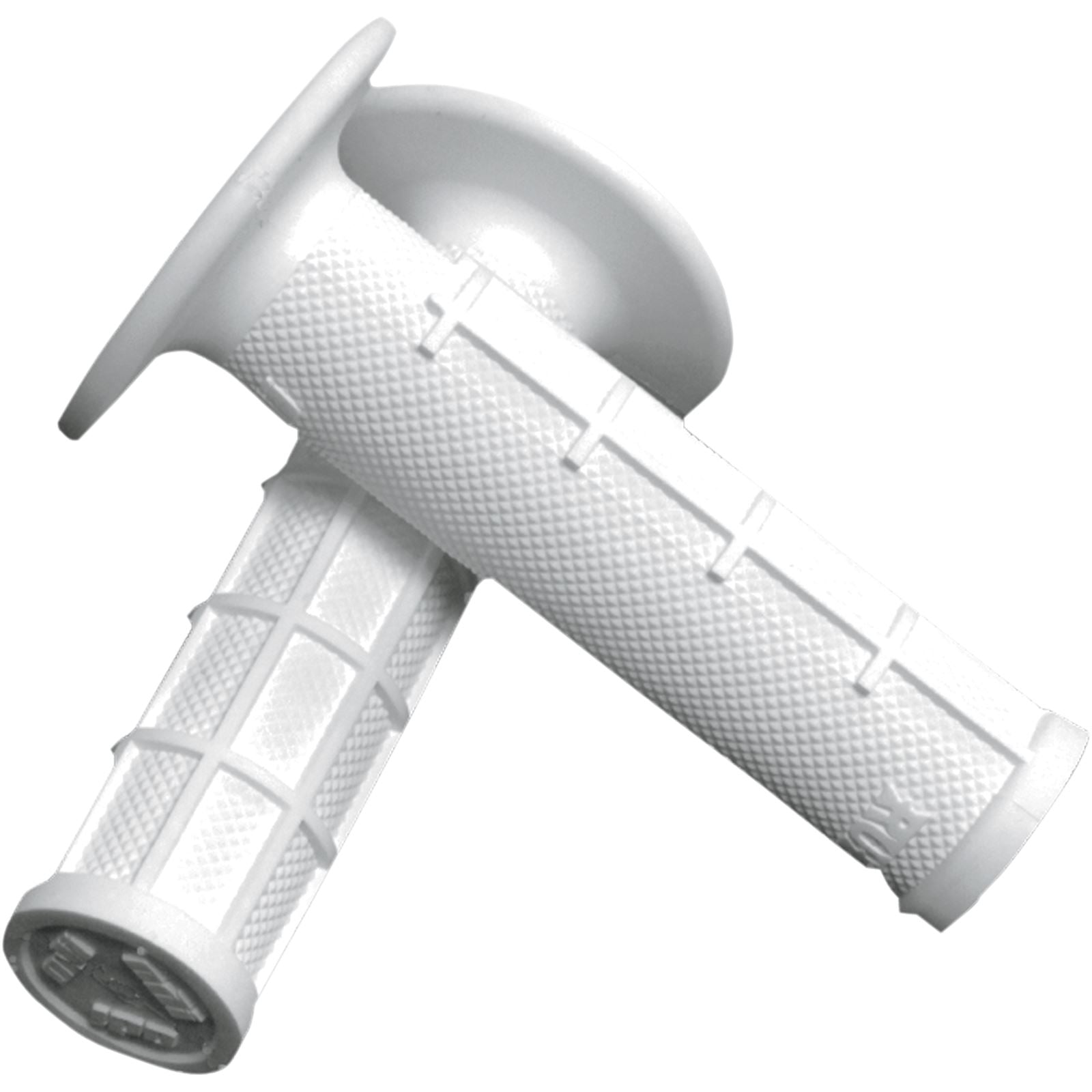 ODI ProEdition Half Waffle Grips White [MPN: H01RFSW]_450714