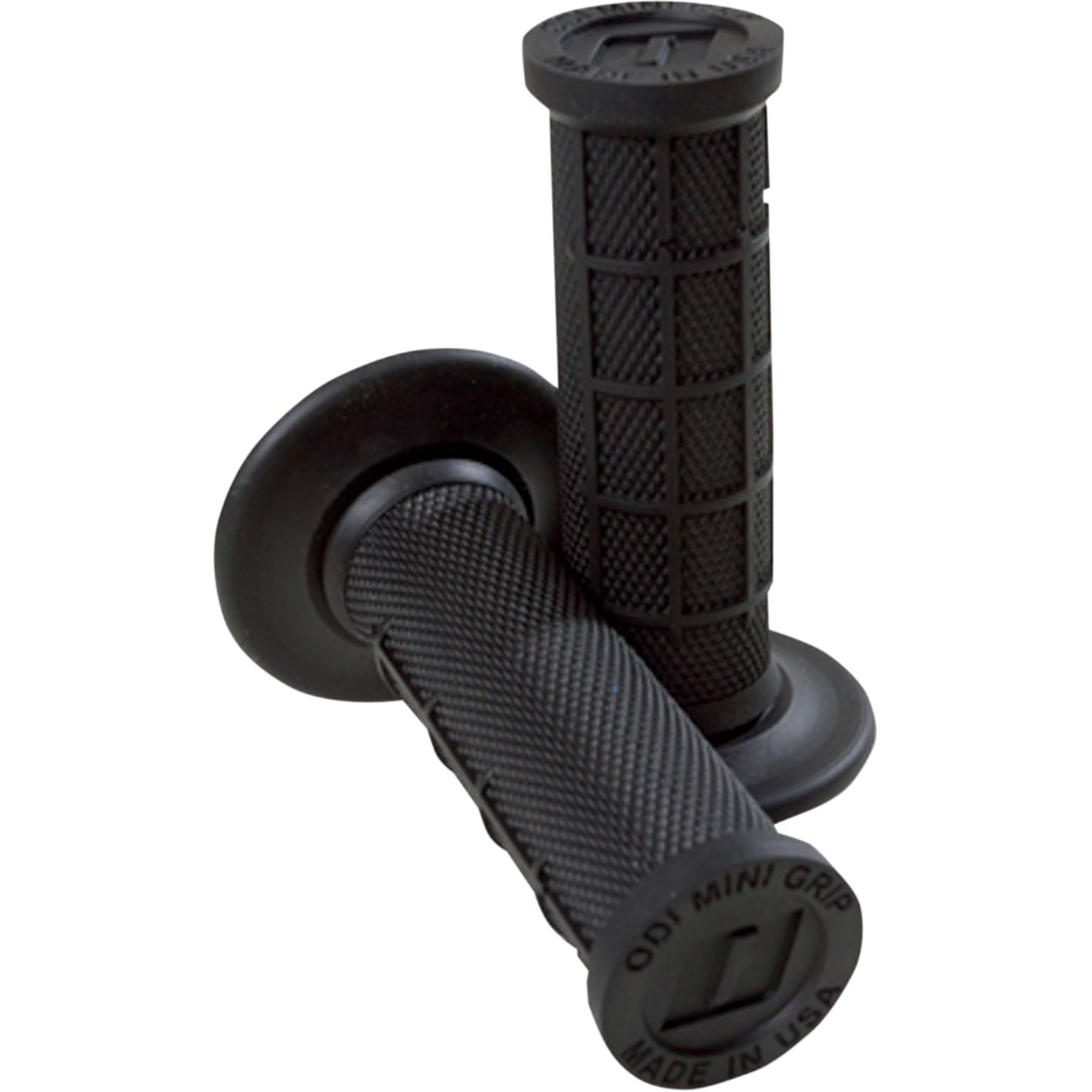 ODI Mini MX Half Waffle Grips Black [MPN: H01MMB]_450723