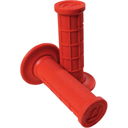 ODI Mini MX Half Waffle Grips Red [MPN: H01MMR]_450725