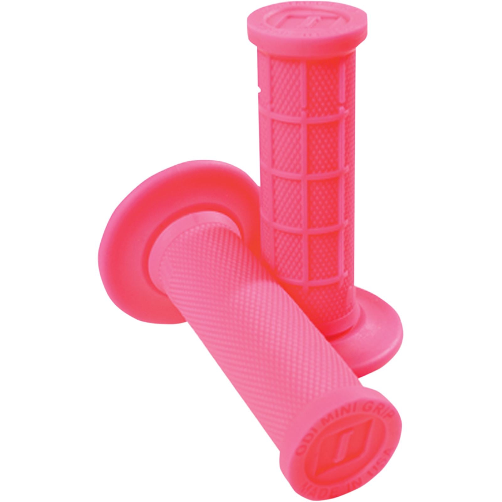 ODI Mini MX Half Waffle Grips Pink [MPN: H01MMP]_450727
