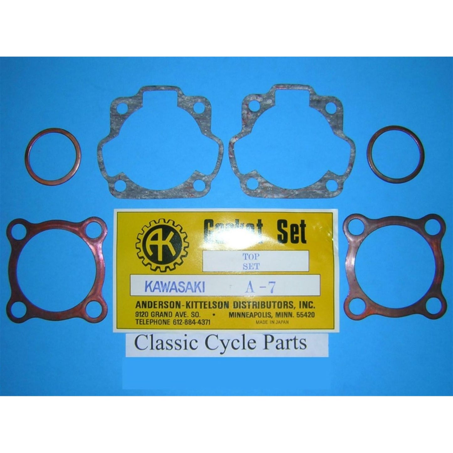 2FastMoto Top End Gasket Set For Kawasaki NOS, A7, A7SS Avenger 250/350  58-3251_860140
