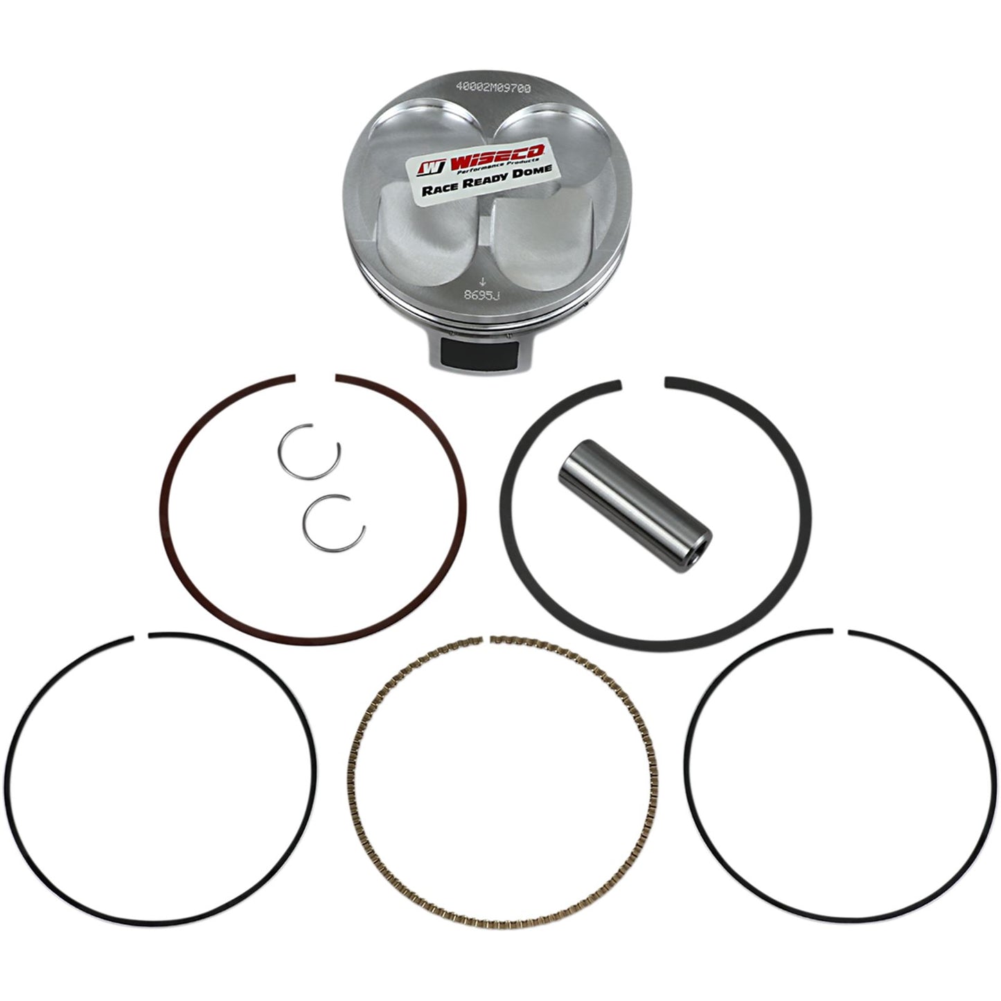 Wiseco - Powersports Piston M09700 3819XS YZ450F 2010 13.5:1 Compression 40002M09700_494951