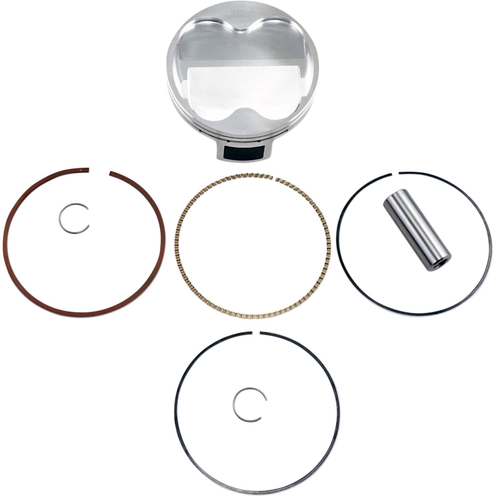Wiseco - Powersports 13.5:1 High-Compression Piston Armorglide Skirt Coated 97mm 40121M09700_495010