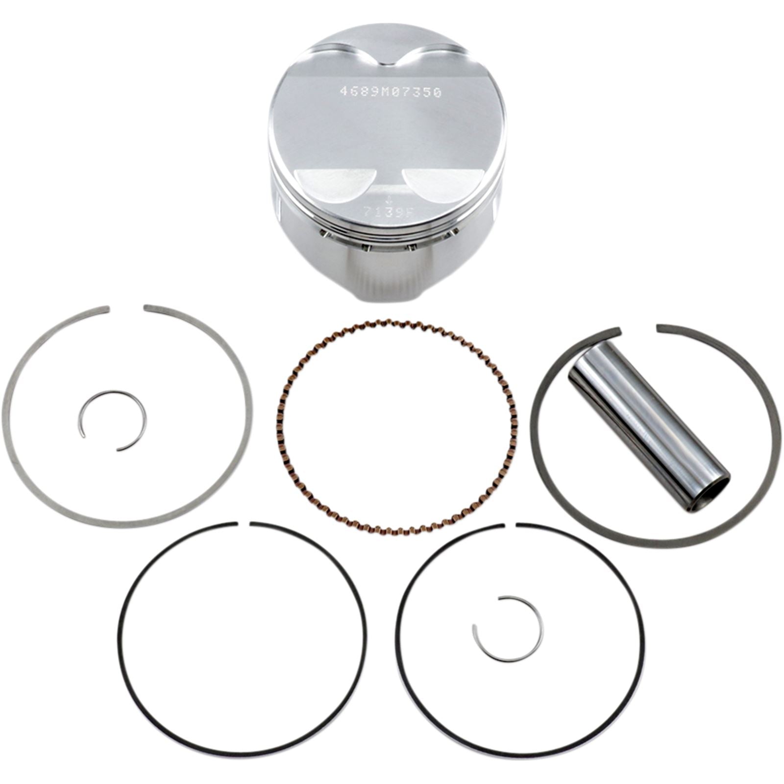 Wiseco - Powersports Piston M07350 TTR250 Domed 4689M07350_496585