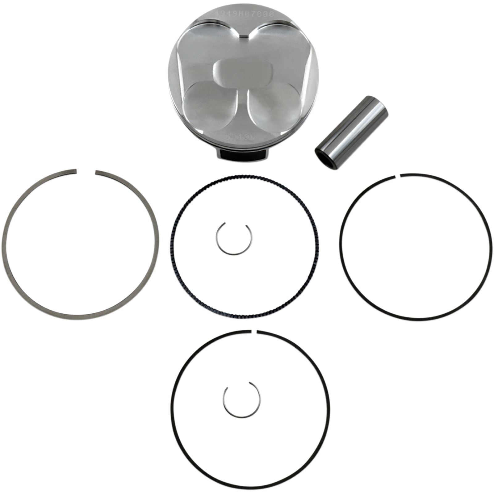 Wiseco - Powersports Piston 4949M07800 Standard Comp 4949M07800_494846