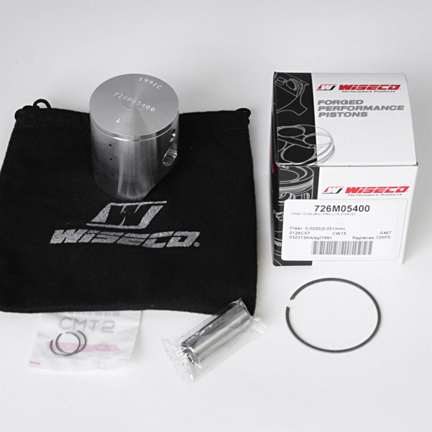 Wiseco - Powersports Piston M05400 YZ125 '98-01 726M05400_602954