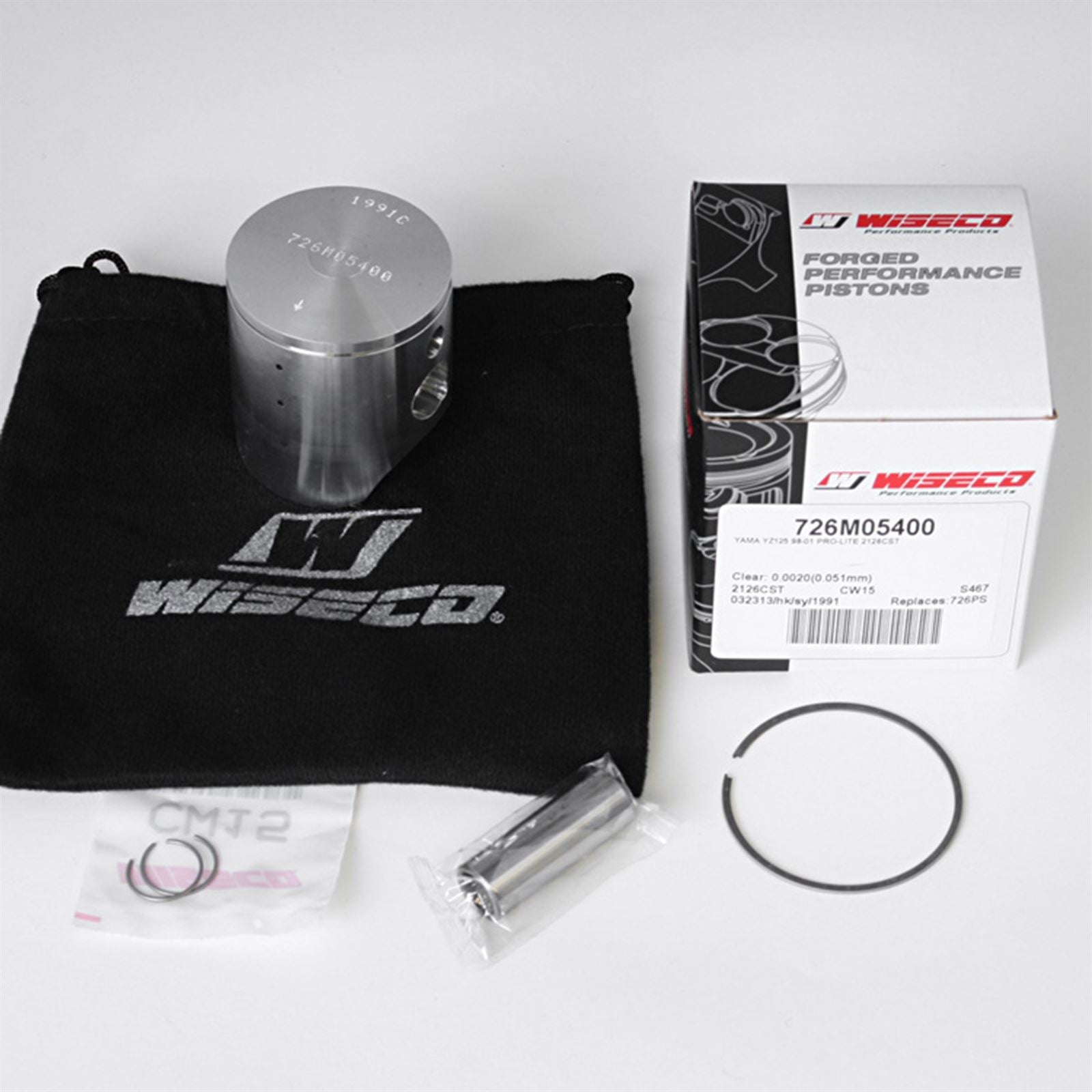 Wiseco - Powersports Piston M05400 YZ125 '98-01 726M05400_602954