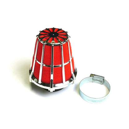 2FastMoto Chrome Cage 35mm Foam Pod Air Filter Cleaner  2fm-634.161_623107