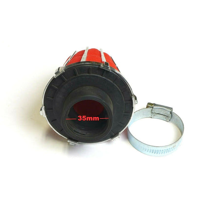 2FastMoto Chrome Cage 35mm Foam Pod Air Filter Cleaner  2fm-634.161_623093