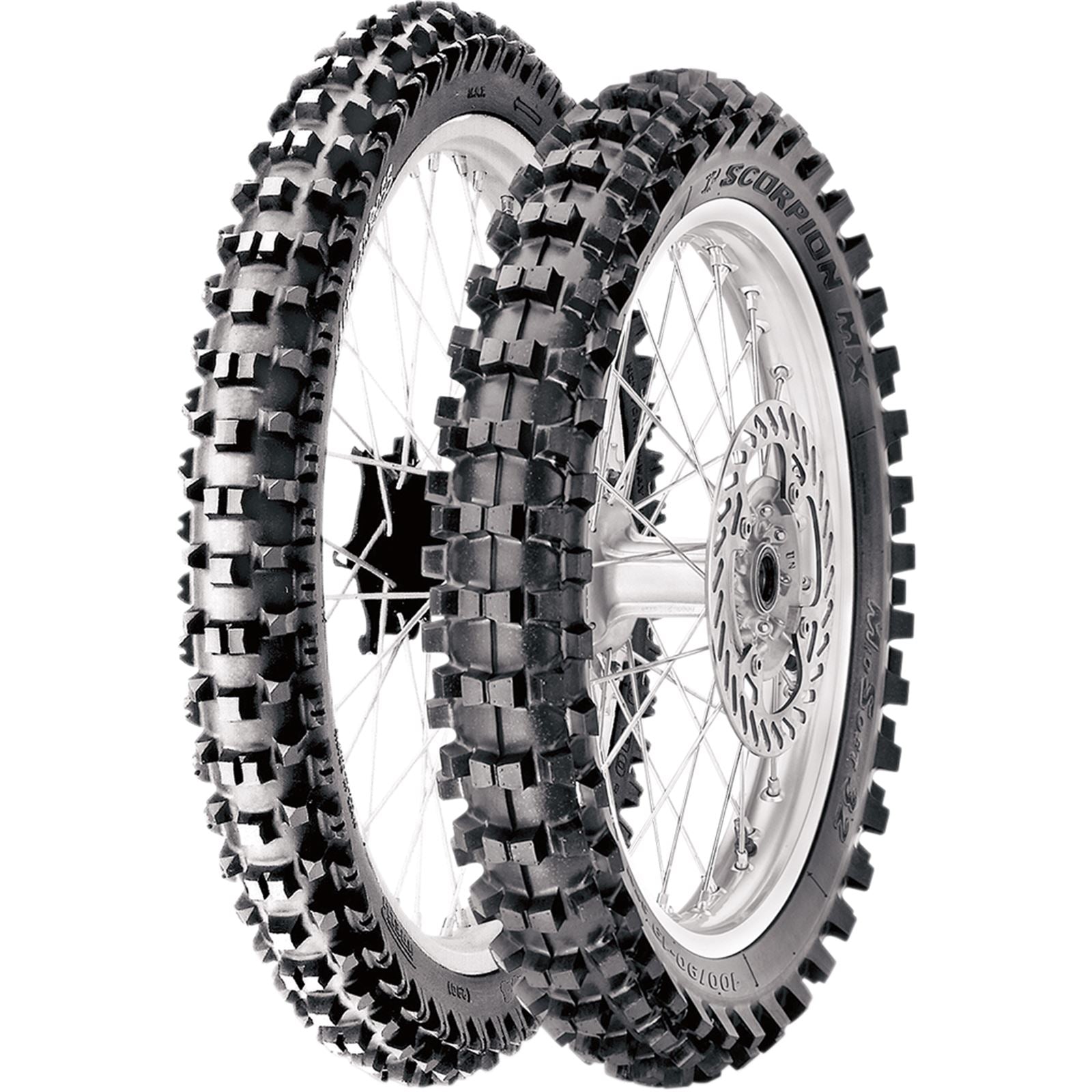 Pirelli - Powersports Tire XC Mid Soft Rear 110/100-18 64M Bias Tube Type 1767700_454116