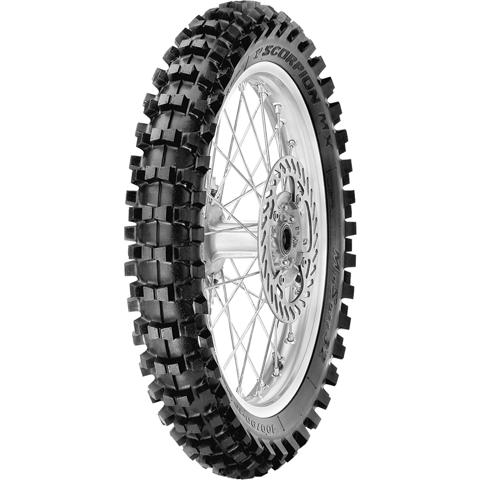 Pirelli - Powersports Tire MX32 Mid Soft Rear 2.75-10 37J Bias Tube Type [MPN: 1664400]_305843