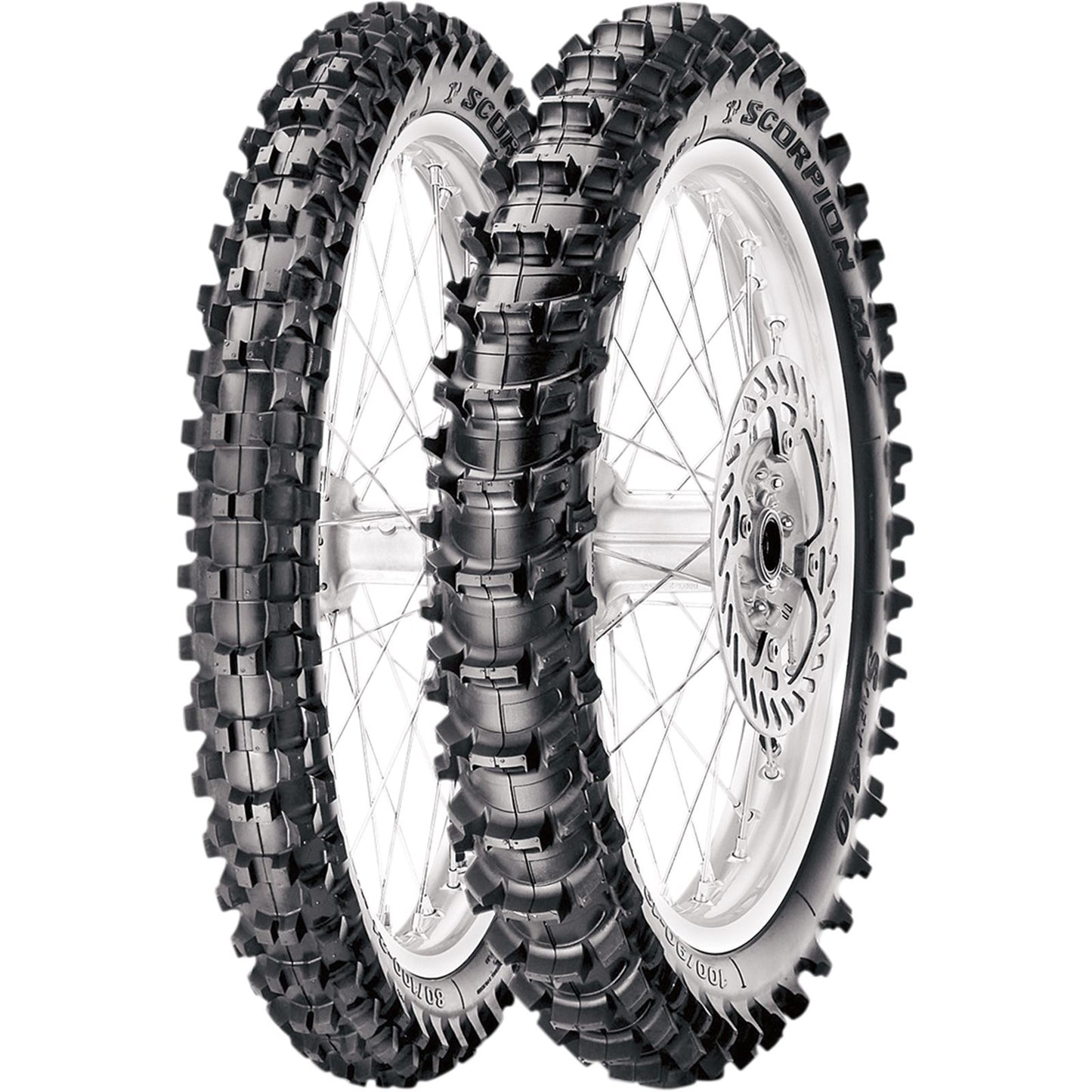 Pirelli - Powersports MX Soft Scorpion Rear Tire - 90/100-16 51M Bias Tube Type 2263700_454139