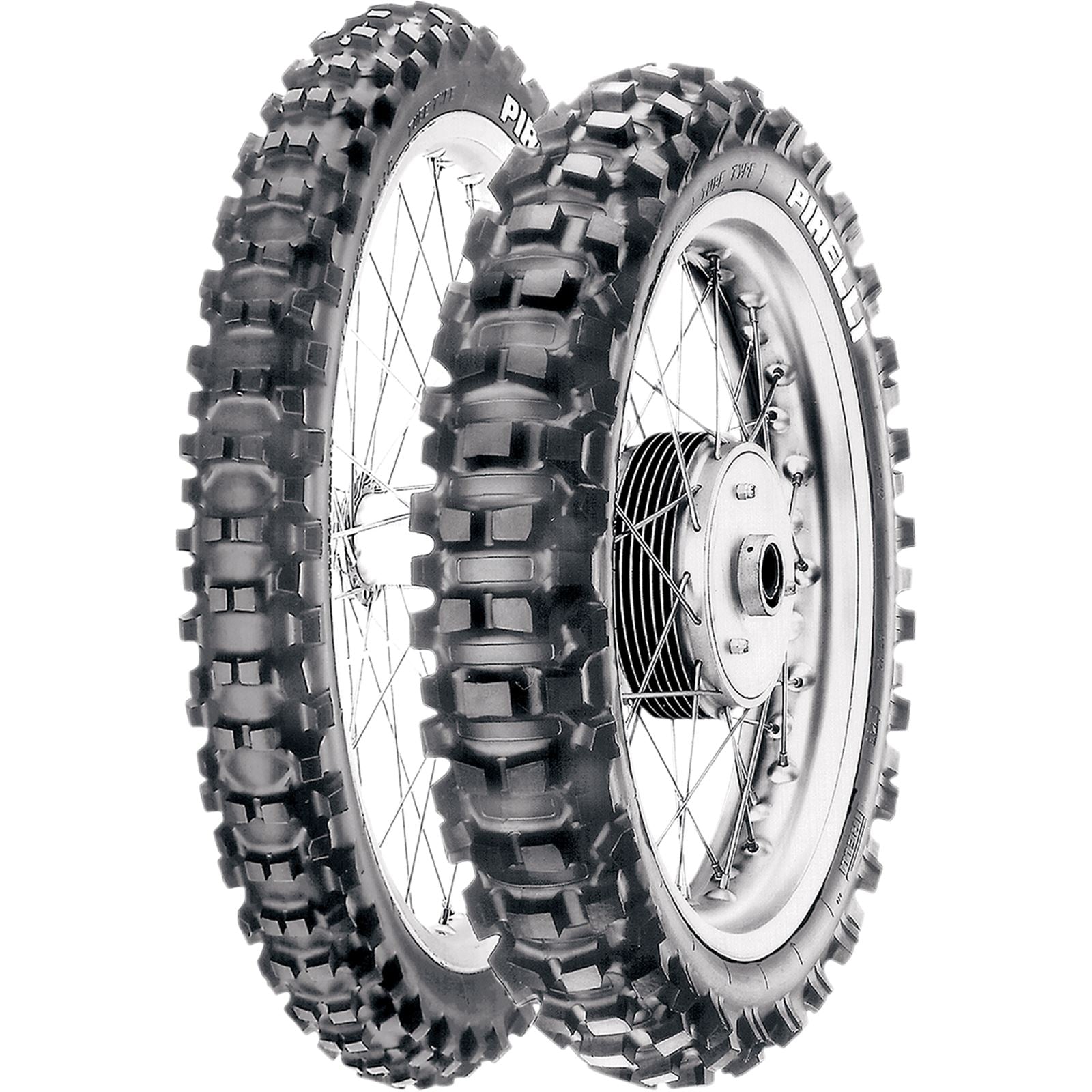 Pirelli - Powersports Tire XC Mid Hard Rear 140/80-18 70M Bias Tube Type 1804600_454120