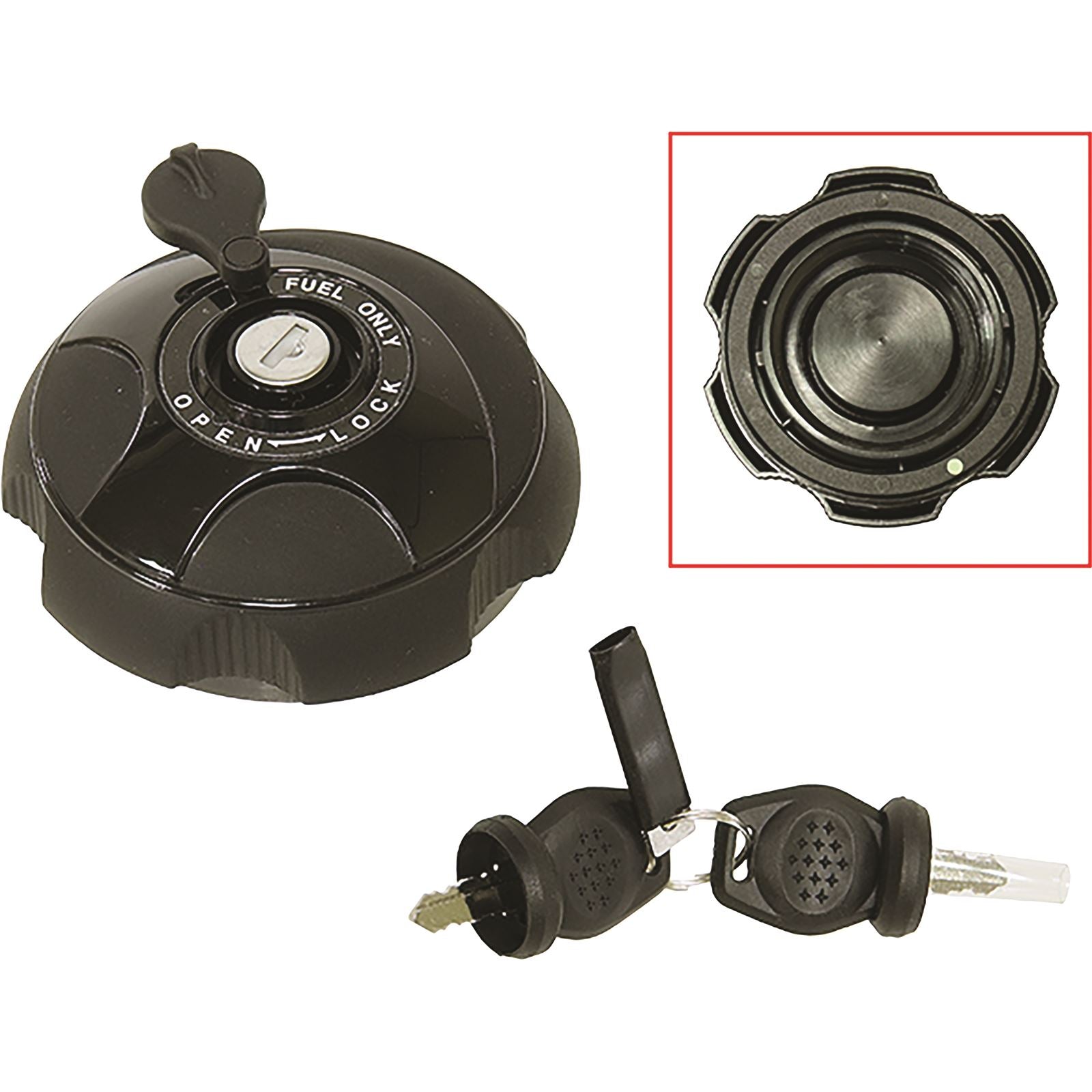 SPI Sports Parts Inc Locking Gas Cap AT-07559_306658