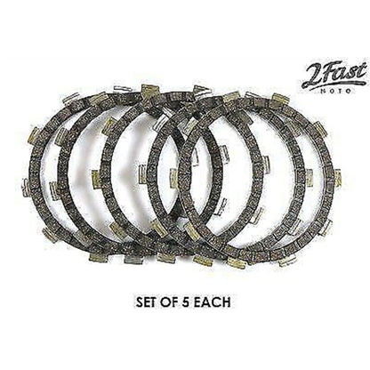 2FastMoto Clutch Friction Disc Set of 5 fits Yamaha  437-16321-00 / 132-16321-01_650862
