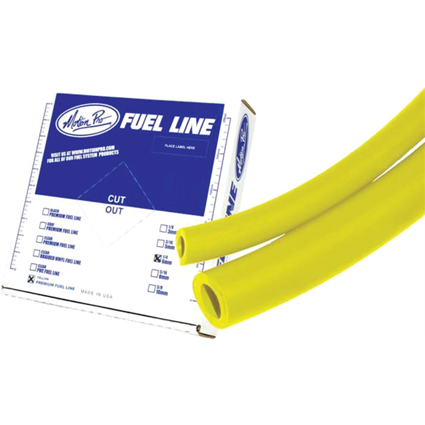 Motion Pro Low Permeation Premium Fuel Line Yellow 5/16"x25' 12-0069_306801