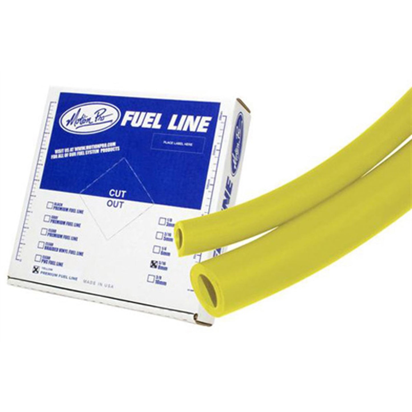 Motion Pro Low Permeation Premium Fuel Line Yellow 5/16"x25' 12-0069_604532
