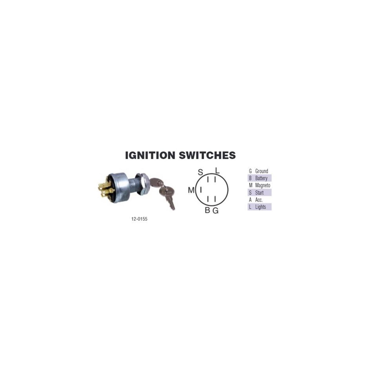 SPI Sports Parts Inc Ignition Switch 5-Term 01-118-04_640082