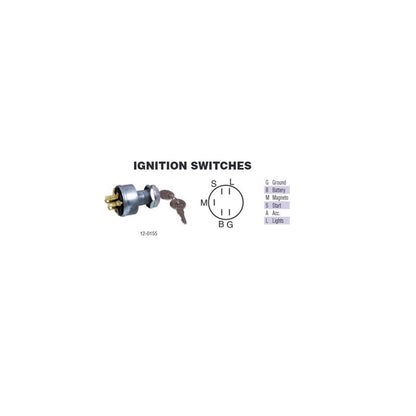 SPI Sports Parts Inc Ignition Switch 5-Term 01-118-04_640082