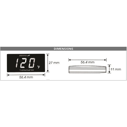 Koso Super Slim Temperature Gauge BA024B11_309125