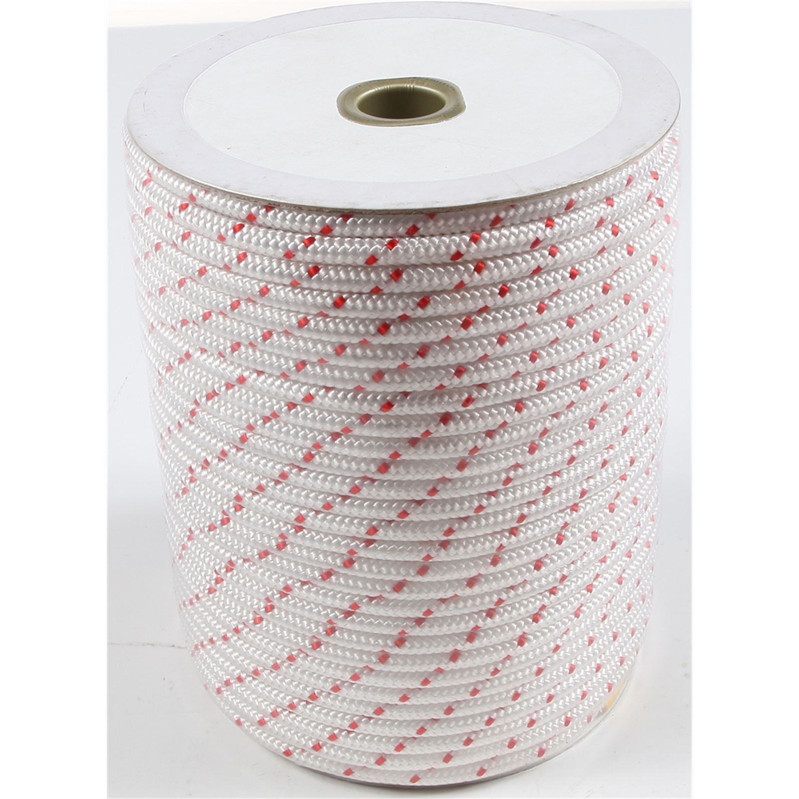 SPI Sports Parts Inc Nylon Starter Rope Polyester White/Red 3/16"x250' 05-208-03_310365