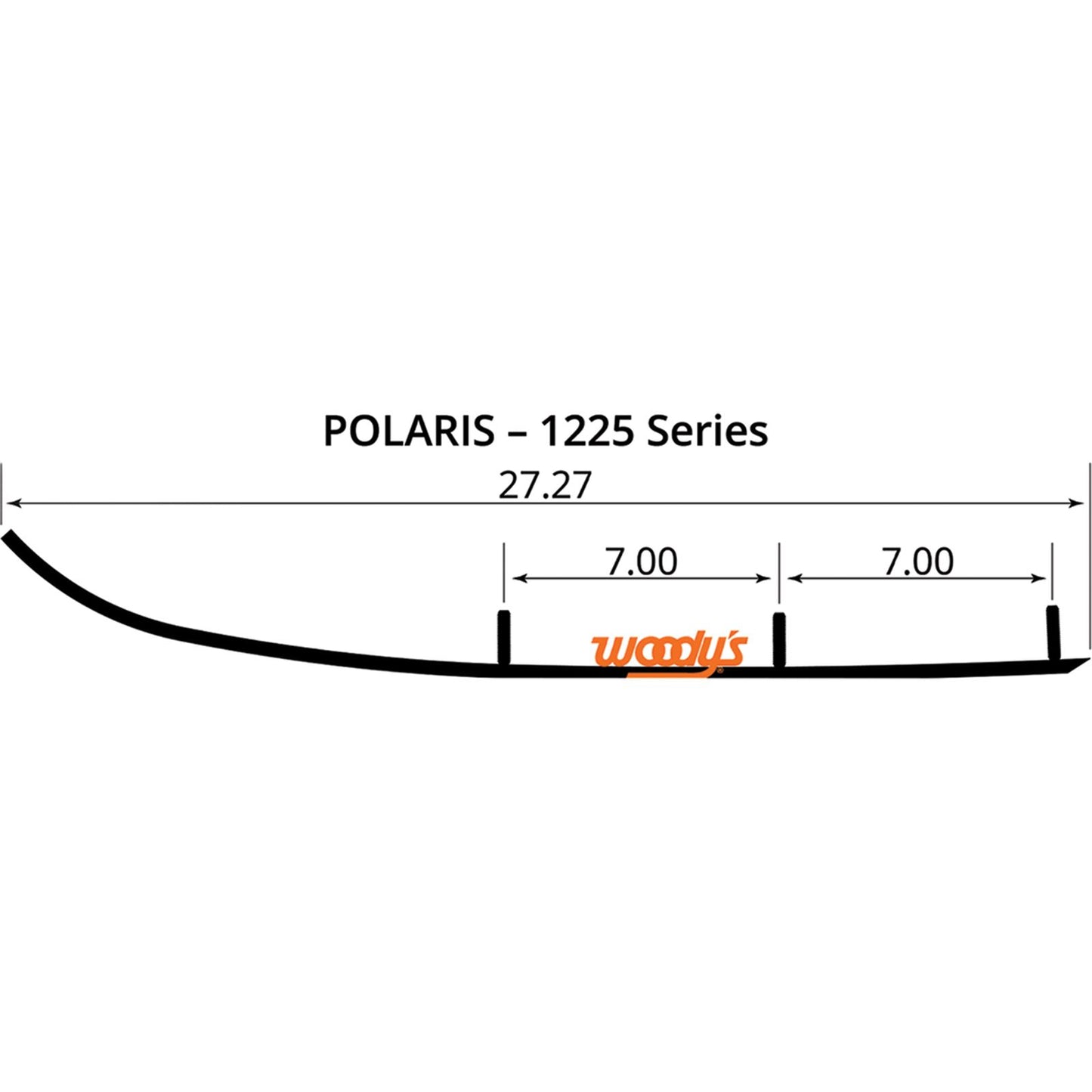 Woodys Hard Weld Runners for Polaris HSP-1225_497421