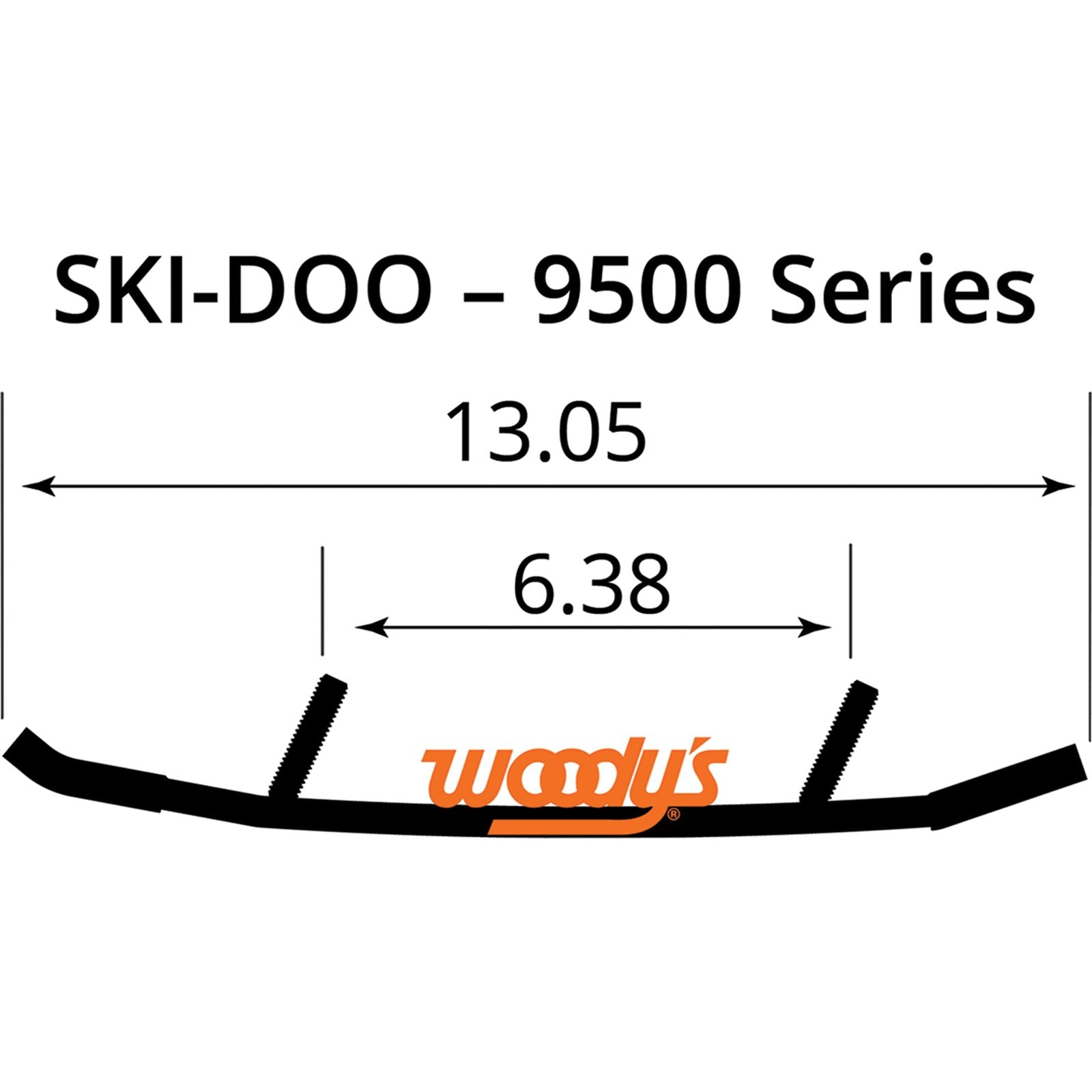 Woodys Hard Weld Runners for Ski-Doo HSD-9500_497426