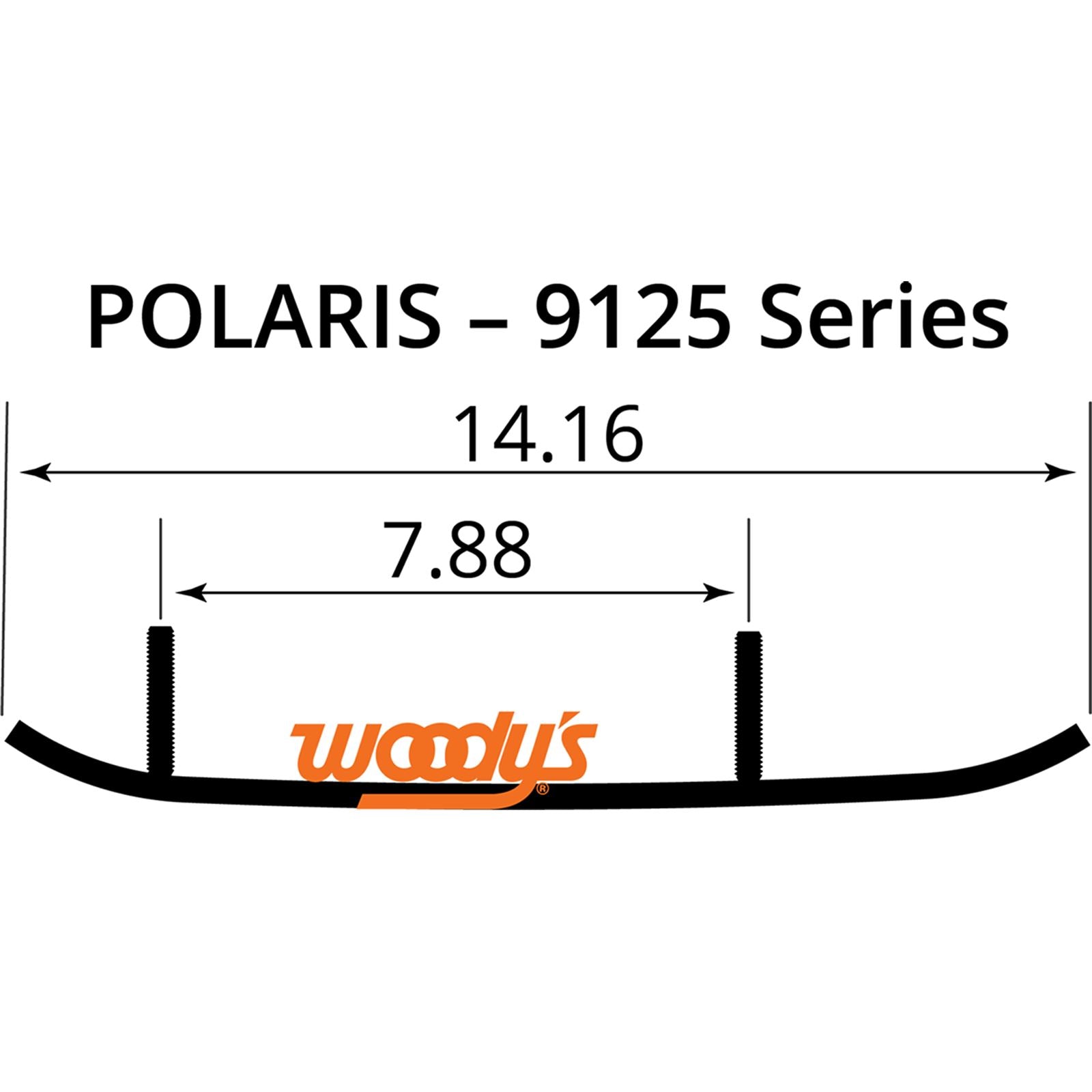 Woodys 4" Carbide for Polaris EPI3-9125_497480